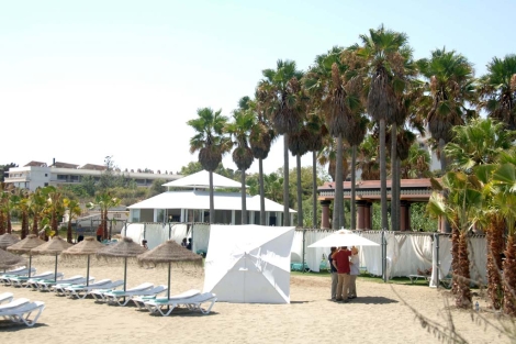 Imagen del club de playa del hotel Villapadierna. | Javier Martín