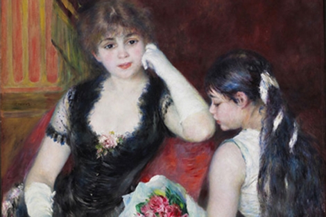 'Palco en el teatro', una de las obras de Renoir que se expondrn en El Prado. | Museo del Prado