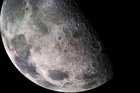 Imagen de la superficie lunar. | NASA