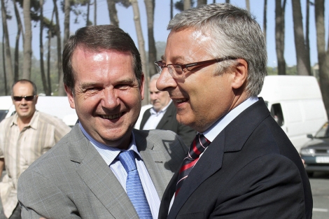 Abel Caballero, alcalde de Vigo, y José Blanco en un acto reciente en Vigo | Salvador Sas (Efe)