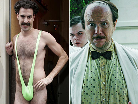 Los personajes 'Borat' y 'Torrente'.
