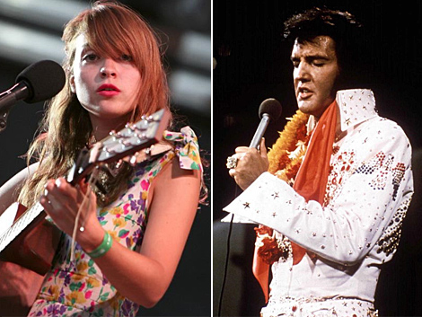 Lourdes Hernndez y Elvis Presley. | E. M. | Reuters