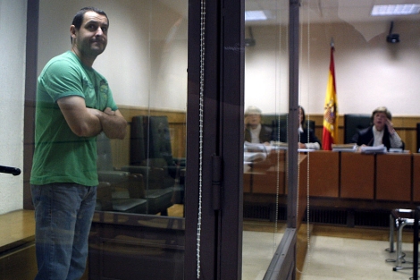 El etarra Gorka Palacios, durante el juicio en la Audiencia Nacional. | Pool
