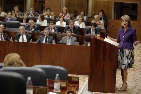 Esperanza Aguirre durante el Debate del Estado de la Regin | Alberto Di Lolli