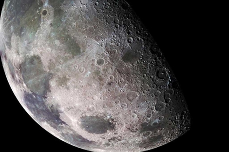 Detalle de la superficie lunar. | NASA