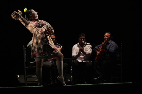 Pastora Galvn durante su actuacin en el Lope de Vega. | Fernando Ruso
