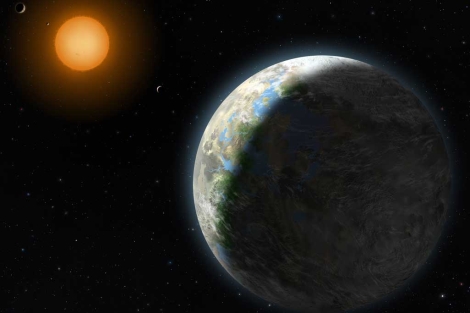 Recreación del planeta Gliese 581 g.| Lisette Cook
