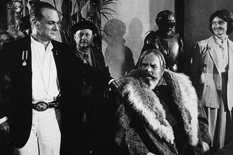 Tony Curtis y Orson Welles, en un fotograma de 'Where is Parsifal'.