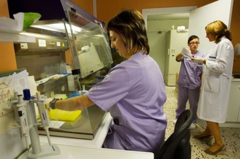 Laboratorio del Hospital las Cruces de Bilbao. |MITXI