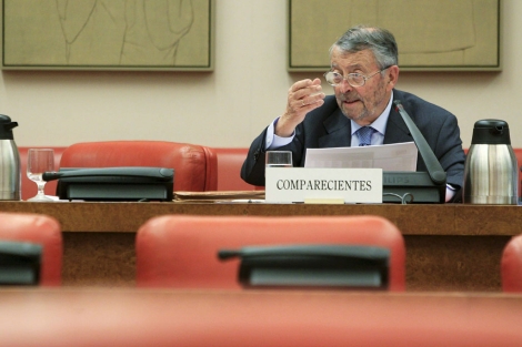 Alberto Oliart, este mircoles ante la Comisin de Presupuestos del Congreso. | Efe