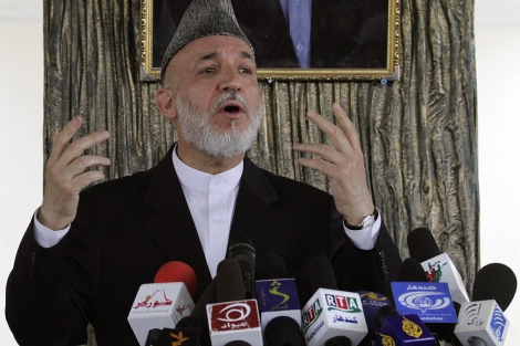 El presidente Hamid Karzai en una reciente aparicin pblica. | AP