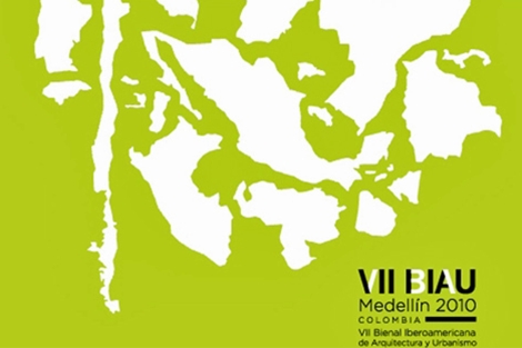 Cartel oficial de la Bienal de Arquitectura y Urbanismo (BIAU) de Medelln 2010. | ELMUNDO.es