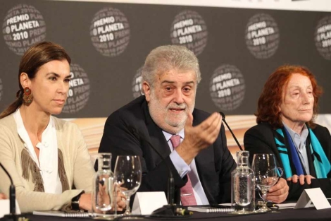 José Manuel Lara, el miércoles, en la rueda de prensa del premio Planeta. | Domènec Umbert