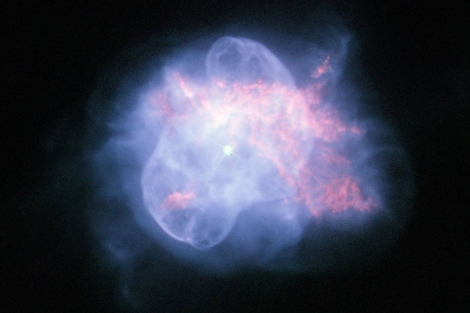 Imgen captada por el telescopio Hubble de la muerte de una estrella. | ESA/NASA