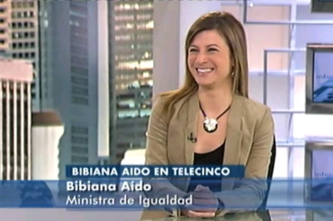 Bibiana Ado, durante su entrevista en Telecinco.