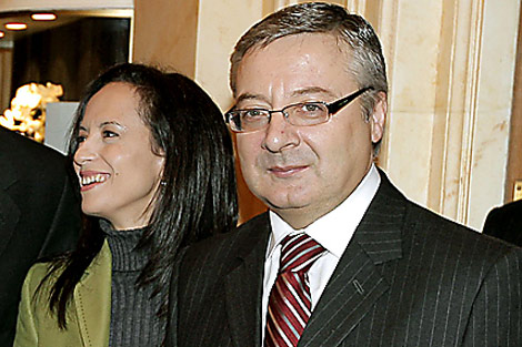 Beatriz Corredor y su nuevo 'jefe', el ministro de Fomento, Jos Blanco, | Efe