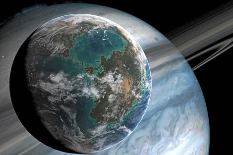 Recreacin de un planeta extrasolar. | National Geographic