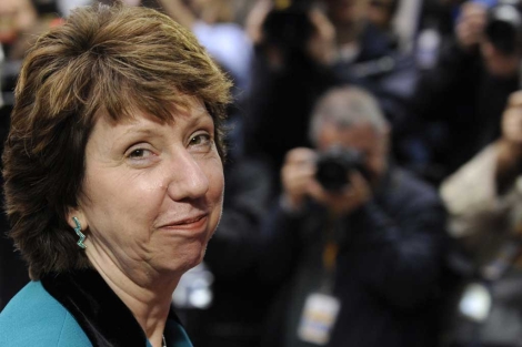 Catherine Ashton, jefa de la diplomacia europea. | AFP