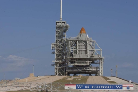 La lanzadera espacial del Discovery en Cabo Caaveral (EE.UU.). | Efe