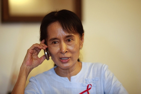 La lder opositora birmana y Premio Nobel de la Paz Aung San Suu Kyi. | Reuters