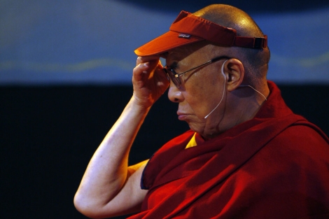 El Dalai Lama, durante un acto en Nueva Delhi. | AP