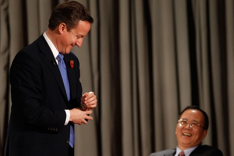 Cameron, durante una rueda de prensa en Pekn el pasado da 10. | Reuters