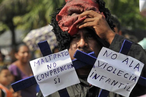 Manifestacin en Managua para pedir una ley que sancione la violencia sexual. | Efe