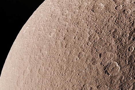 Rhea es la segunda luna ms grande de Saturno. | NASA