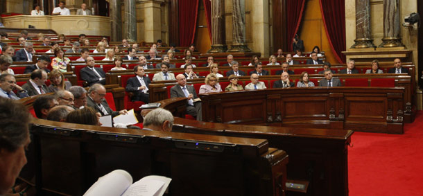 Uno de los ltimos plenos del Parlament de esta legislatura. | Antonio Moreno