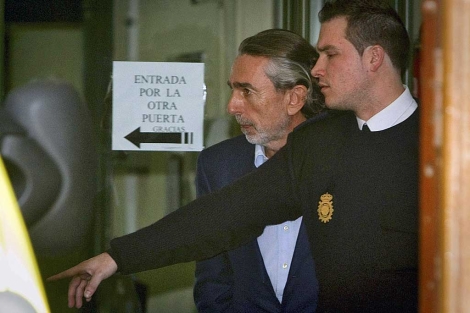 Francisco Correa, durante una declaracin en el TSJ de Madrid el pasado abril. | Alberto di Lolli