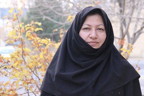Sakineh Ashtiani, en una entrevista concedida el pasado sábado a una TV oficial iraní.