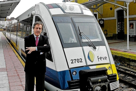 ngel Villalva, presidente de la compaa ferroviaria. | J. Gutirrez