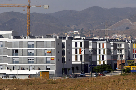 Edificio de pisos protegidos en Málaga. | Carlos Díaz
