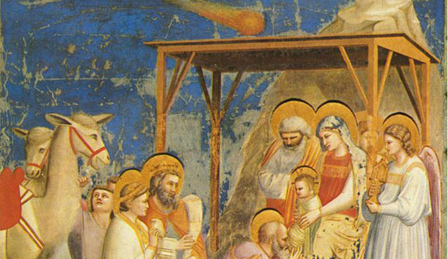 La Adoración de los Reyes de Giotto