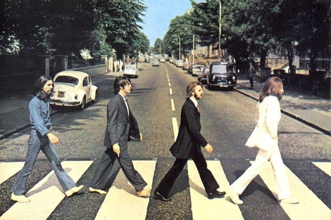 Detalle de la portada del disco 'Abbey Road', de los Beatles.