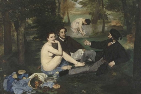 'Le djeuner sur l'herbe', Edouard Manet. | Muse d'Orsay, Pars