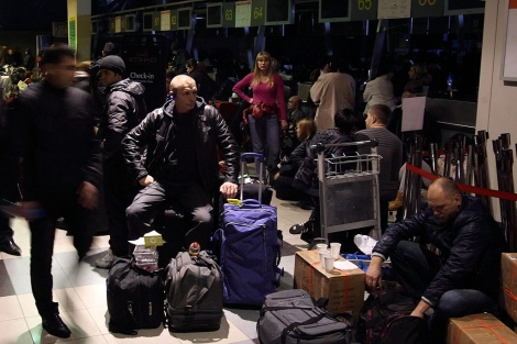 Resignacin en el aeropuerto moscovita. | Efe
