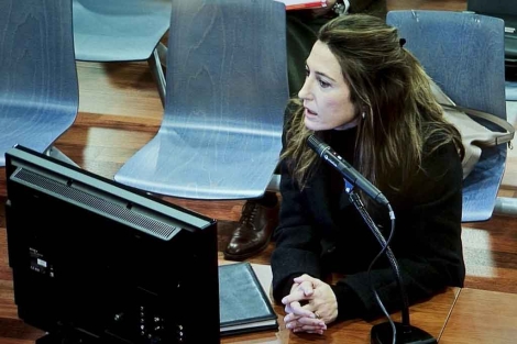 La abogada municipal, Mara Castan, en el juicio de este lunes. | Efe