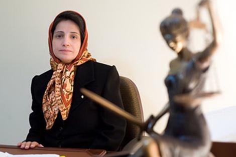La opositora Sotoudeh. | iranhumanrights.org