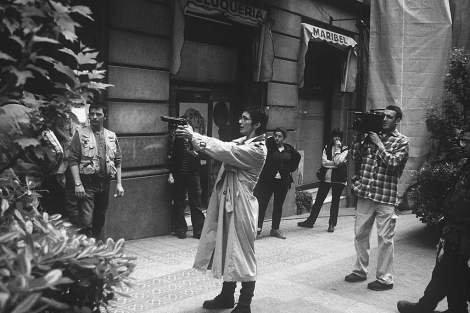 Silvia Munt, en el rodaje de 'Yoyes', en 1999. | Mnica Nogueira.