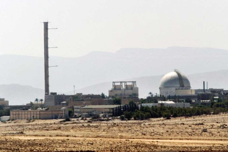 La central nuclear israelí de Dimona, en el desierto de Neguev. | Afp