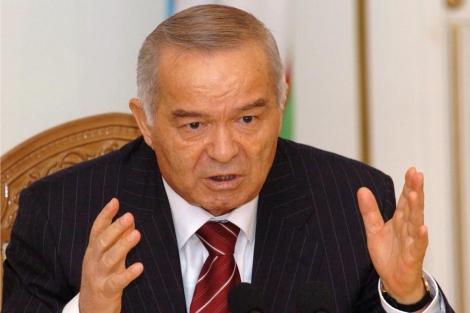El presidente de Uzbekistn, Islam Karimov, durante una conferencia.| Anvar Ilyasov / STR