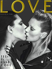 Kate Moss y su polmico beso. | Love