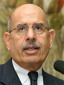 Mohamed El Baradei. | AFP