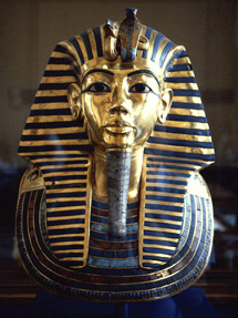 La mscara de Tutankamon.