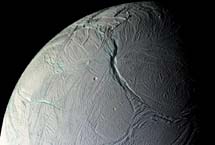 Estrías y grietas en Encélado. | NASA,JPL,SSI
