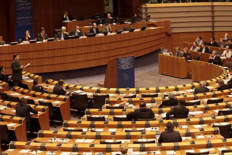 Imagen del pleno de Parlamento en Bruselas.| Efe
