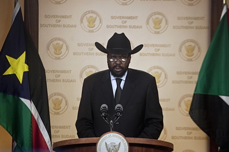 Salva Kiir Mayardit, presidente del Sur de Sudn. | AP