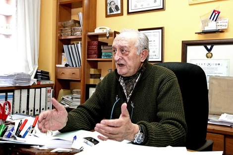 El presidente de la asociacin, Gumersindo Rodrguez. | Jos Manuel Gutirrez