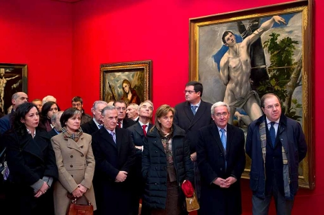 Asistentes a la exposicin del Greco en Burgos. | Efe